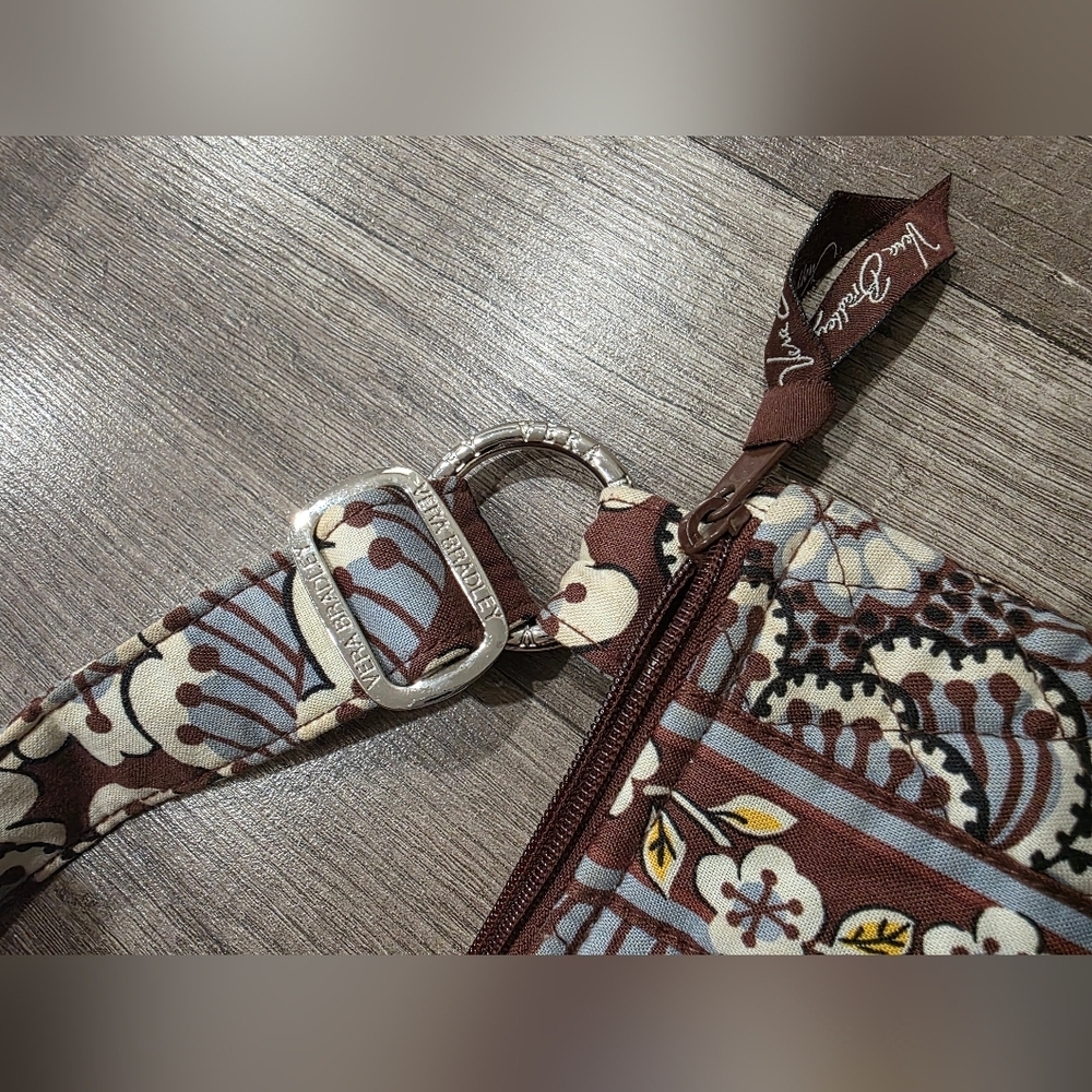 Vera Bradley Vintage Quilted Boho Crossbody Shoulder Bag Floral Blue Cottagecore - Picture 5 of 10